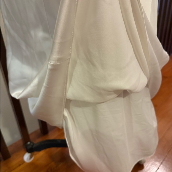 Anthropologie Sachin & Babi Sierra V-Neck Cutout Satin Midi dress, Size 10 NWT - Picture 13 of 13